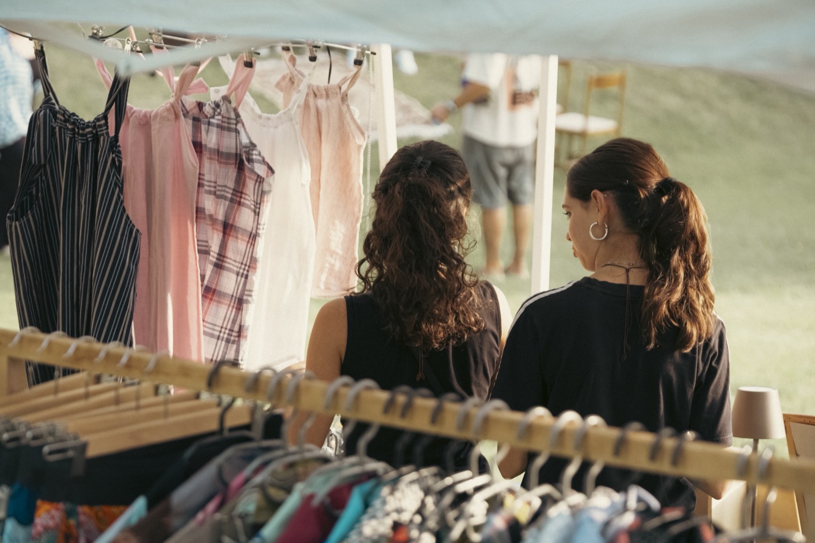 Persone al banco vintage