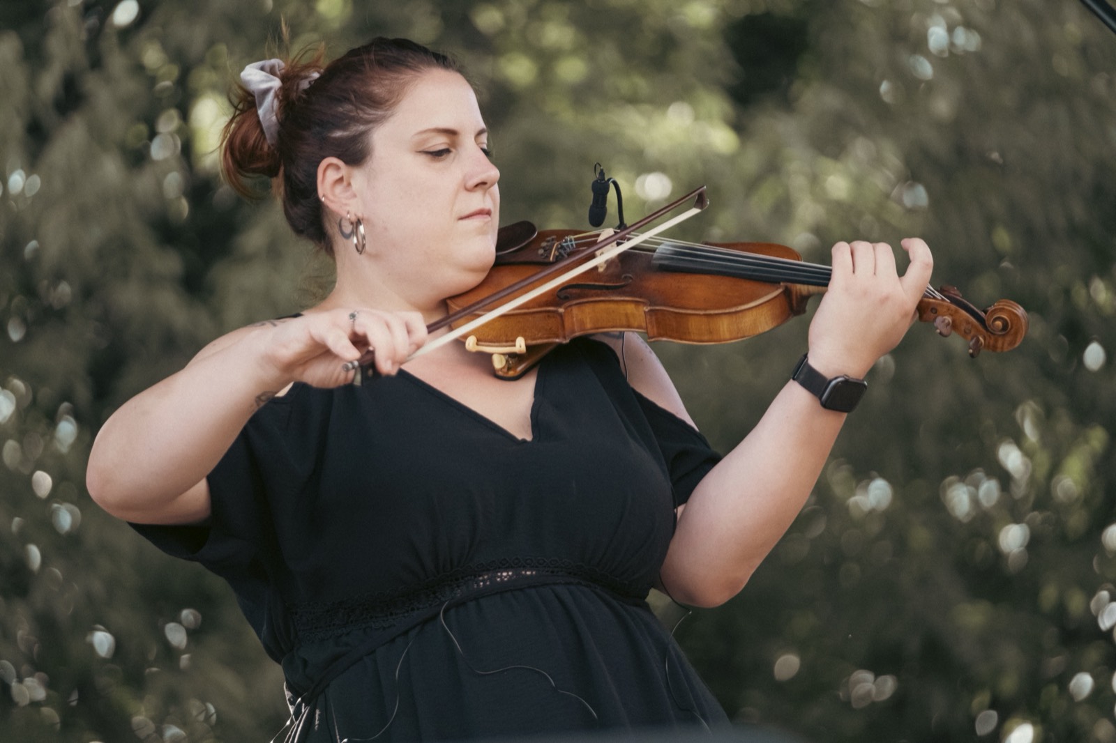 Violinista sul palco